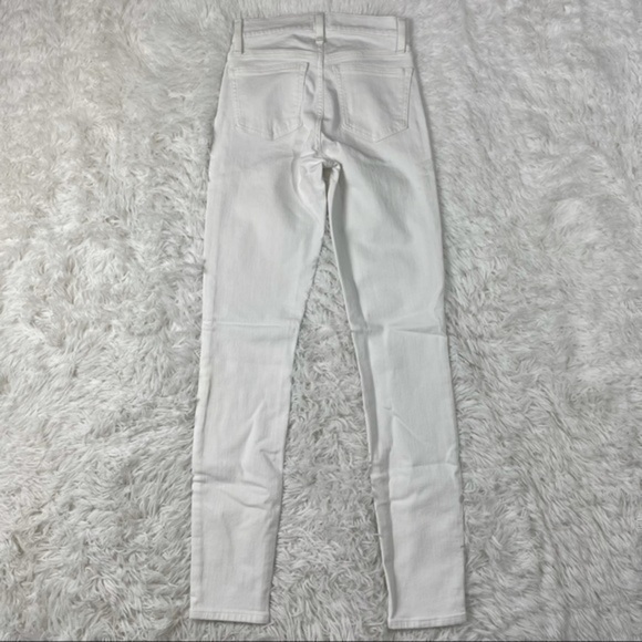 New J Crew Tall 9" High Rise Toothpick Jean white - Picture 4 of 11